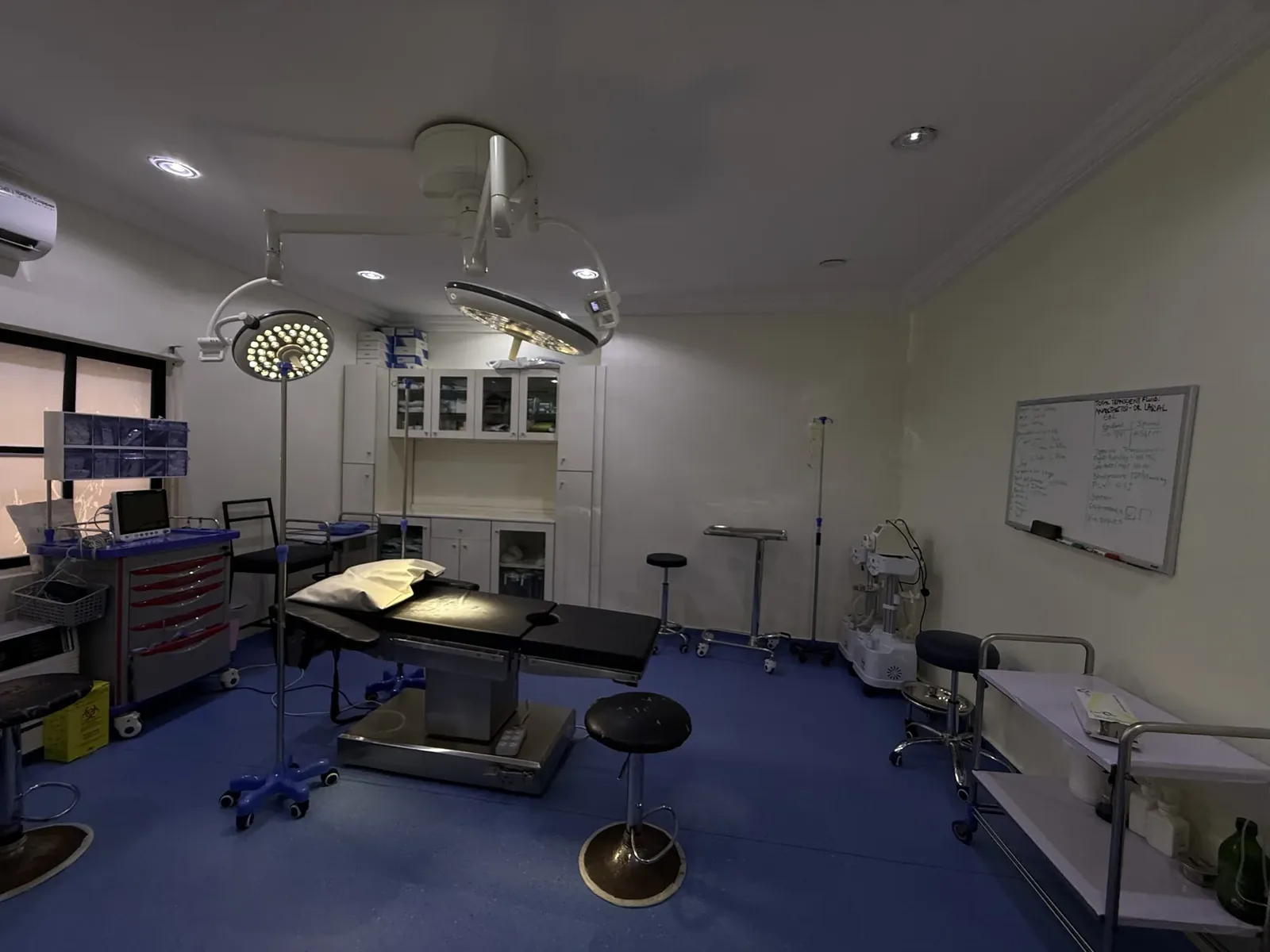 The Indigo Medical Aesthetics operating theatre